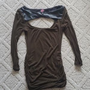 Bebe long sleeve shirt